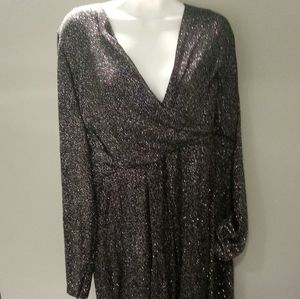 Black Glitter party dress
